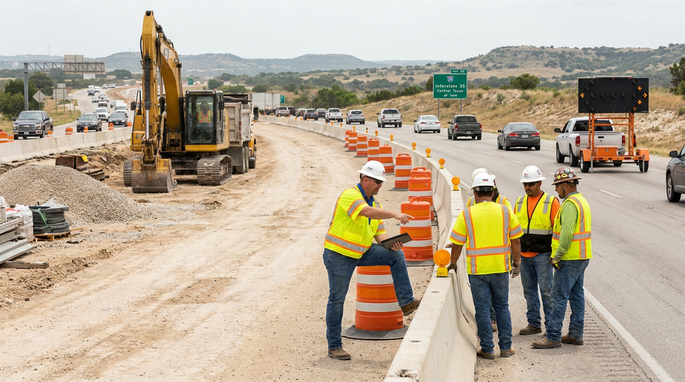 construction work zone